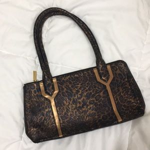 Leopard print purse